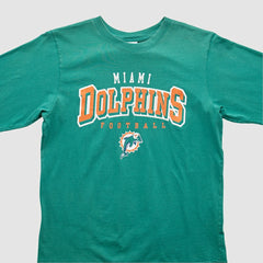 Miami Dolphins NFL 2000s Long Sleeve T-shirt - Teal T-shirts