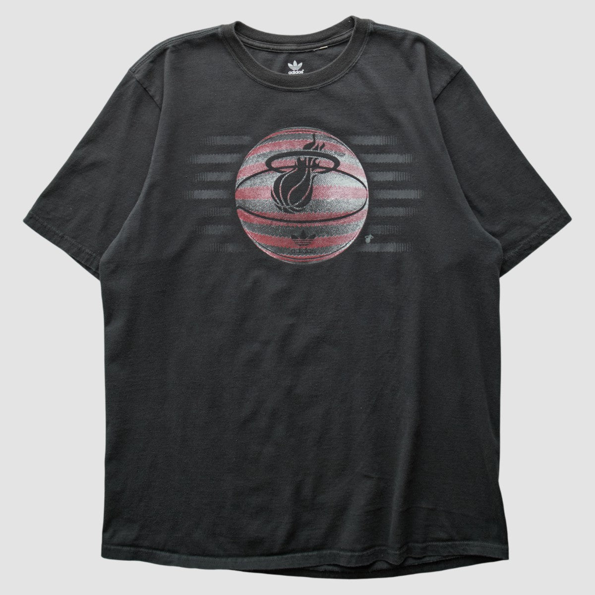 Miami Heat 2010s T-shirt Black Vintage - Adidas