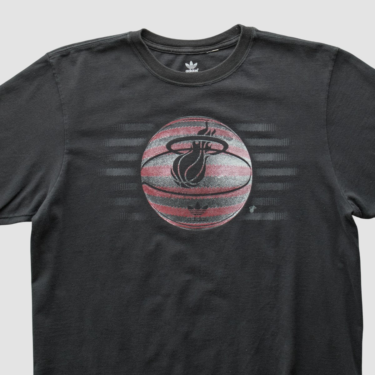 Miami Heat 2010s T-shirt Black Vintage - Adidas