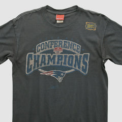 New England Patriots Reebok 2000s T-shirt - Charcoal T-shirts