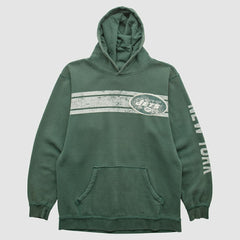 New York Jets 2000s Hooded Pullover Sweatshirt - Green Pullover