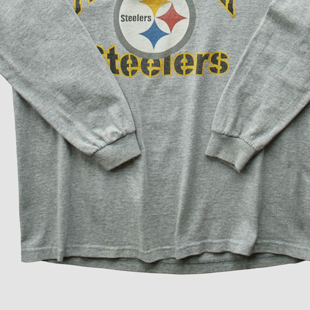 Pittsburgh Steelers NFL 2000s T-shirt - Heather Gray T-shirts