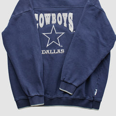 Dallas Cowboys 2000s Pullover Sweatshirt - Navy Pullover