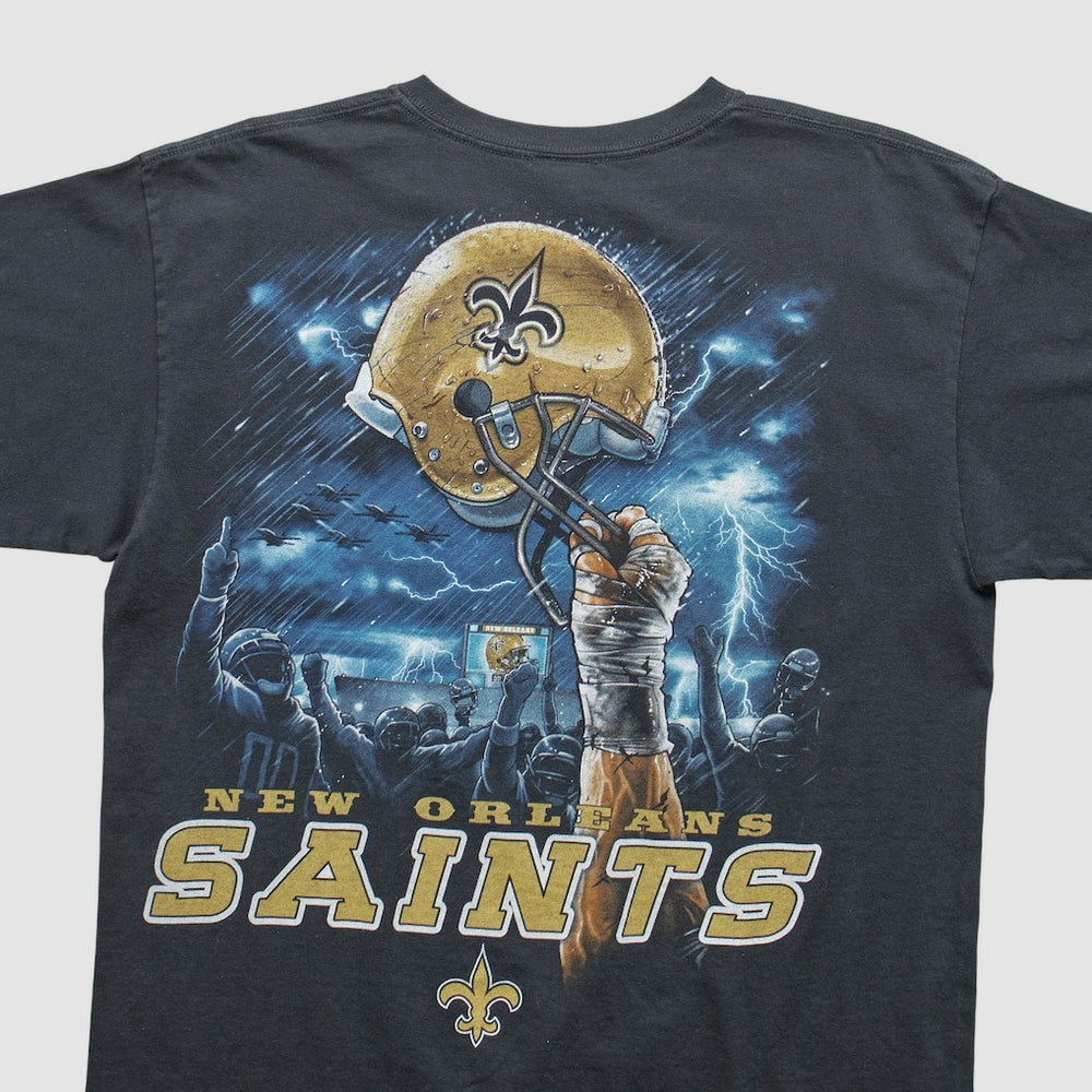 New Orleans Saints NFL 2010s T-shirt - Black T-shirts