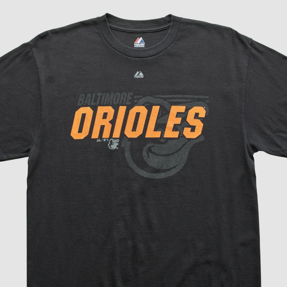 Baltimore Orioles Majestic 2000s T-shirt - Black - Vintage T-shirts
