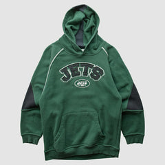 New York Jets NFL 2000s Hooded Pullover Sweatshirt - Green Pullover