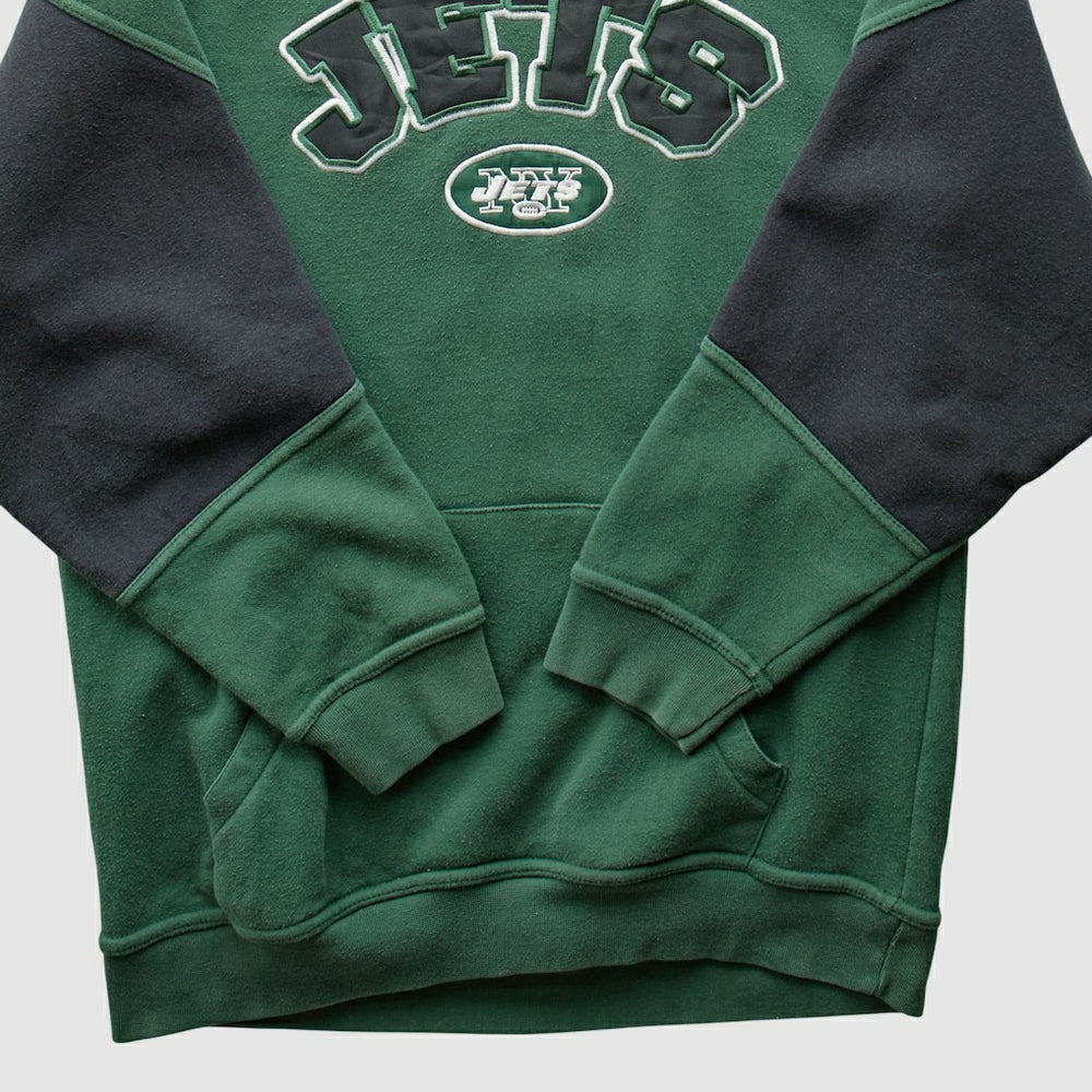 New York Jets NFL 2000s Hooded Pullover Sweatshirt - Green Pullover