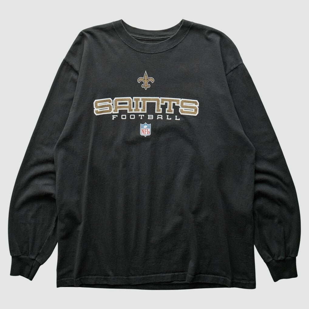 New Orleans Saints 2000s Long Sleeve T-shirt - Black T-shirts