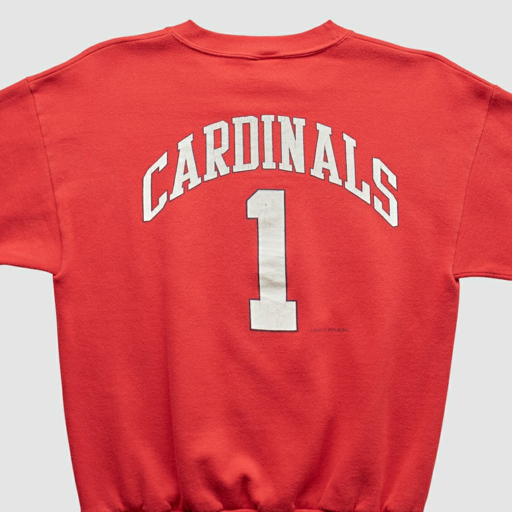 St. Louis Cardinals Logo 7 90s Sweatshirt - Red - XVintage Sweatshirts