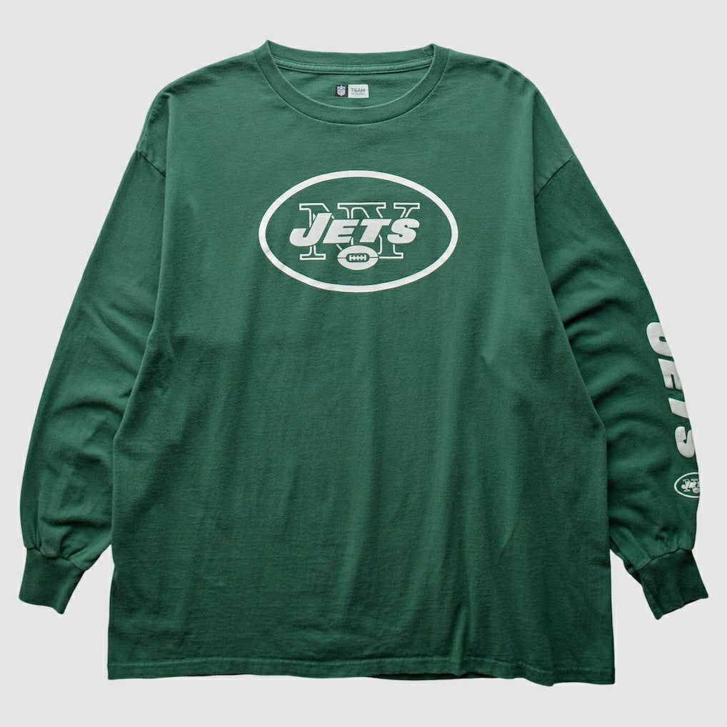 New York Jets 2010s Long Sleeve T-shirt - Green T-shirts