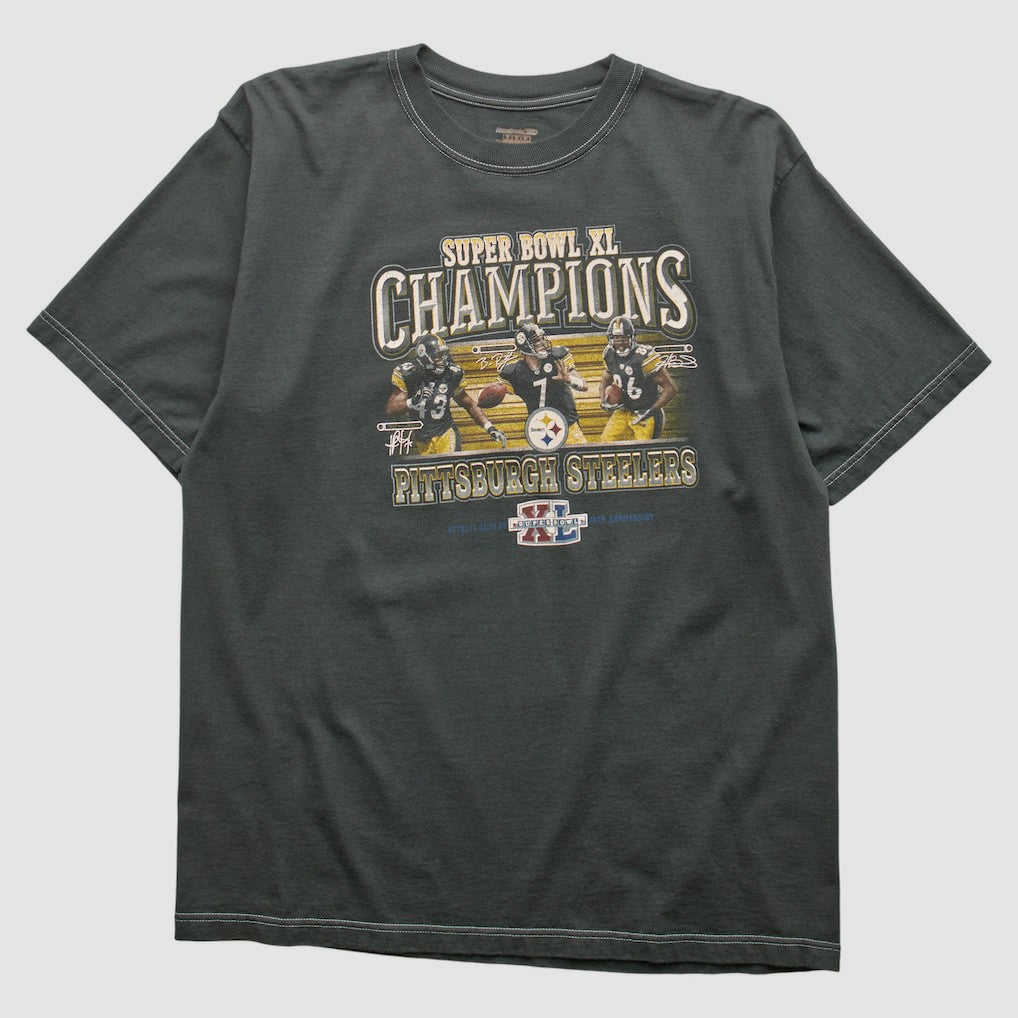 Pittsburgh Steelers Reebok 2006 T-shirt - Charcoal T-shirts