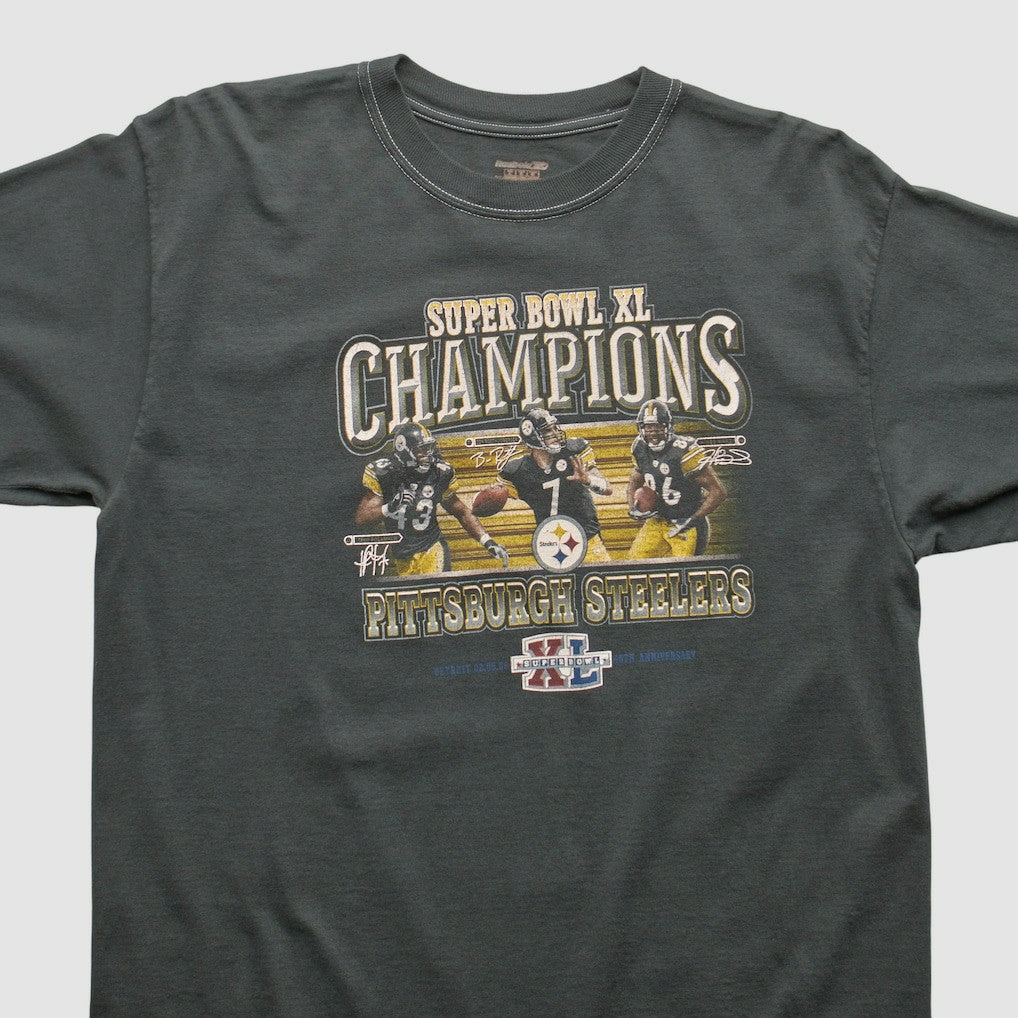 Pittsburgh Steelers Reebok 2006 T-shirt - Charcoal T-shirts
