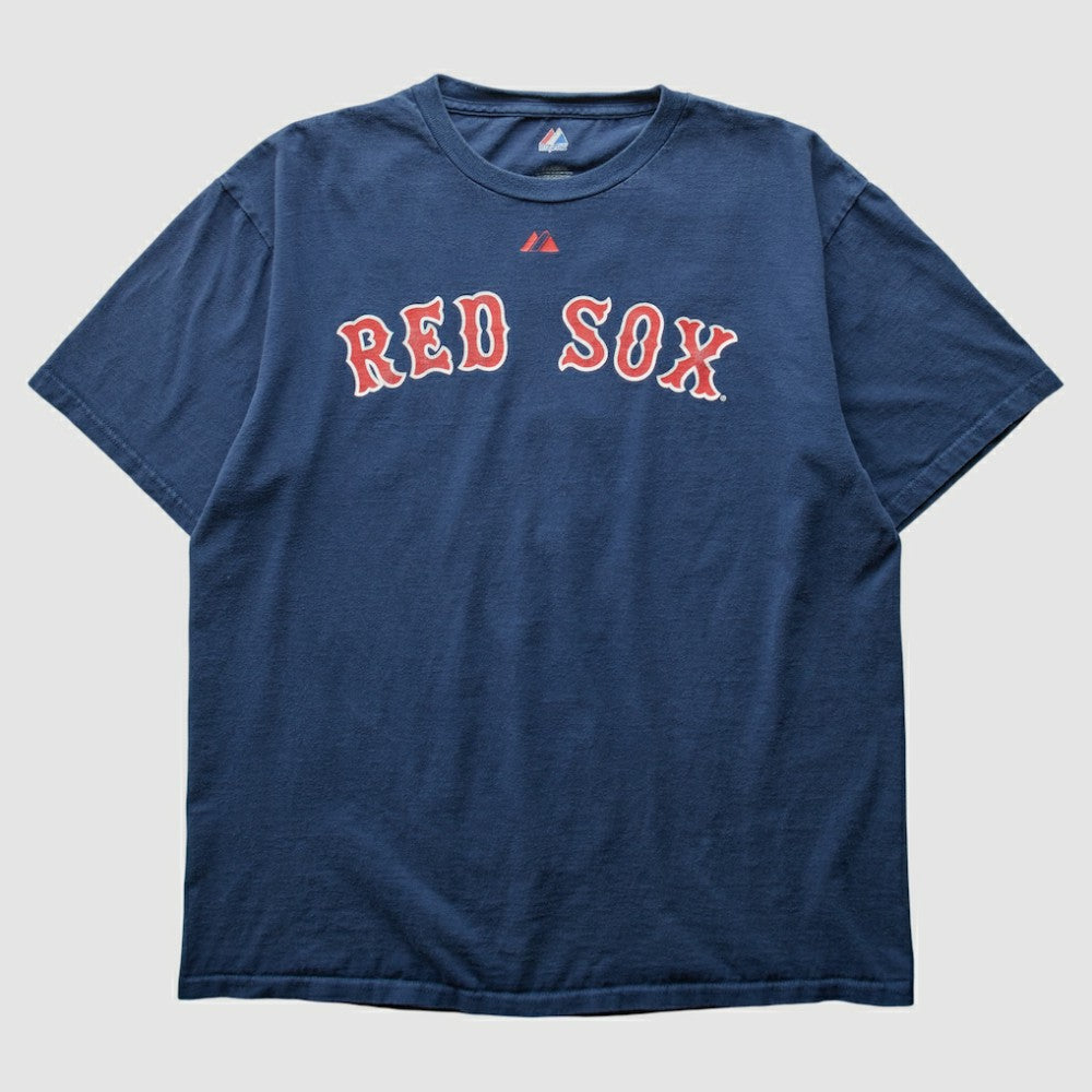 Boston Red Sox Majestic 2010s T-shirt - Navy - Vintage T-shirts