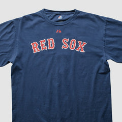Boston Red Sox Majestic 2010s T-shirt - Navy - Vintage T-shirts