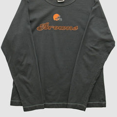 Cleveland Browns NFL 2000s Long Sleeve T-shirt - Charcoal T-shirts