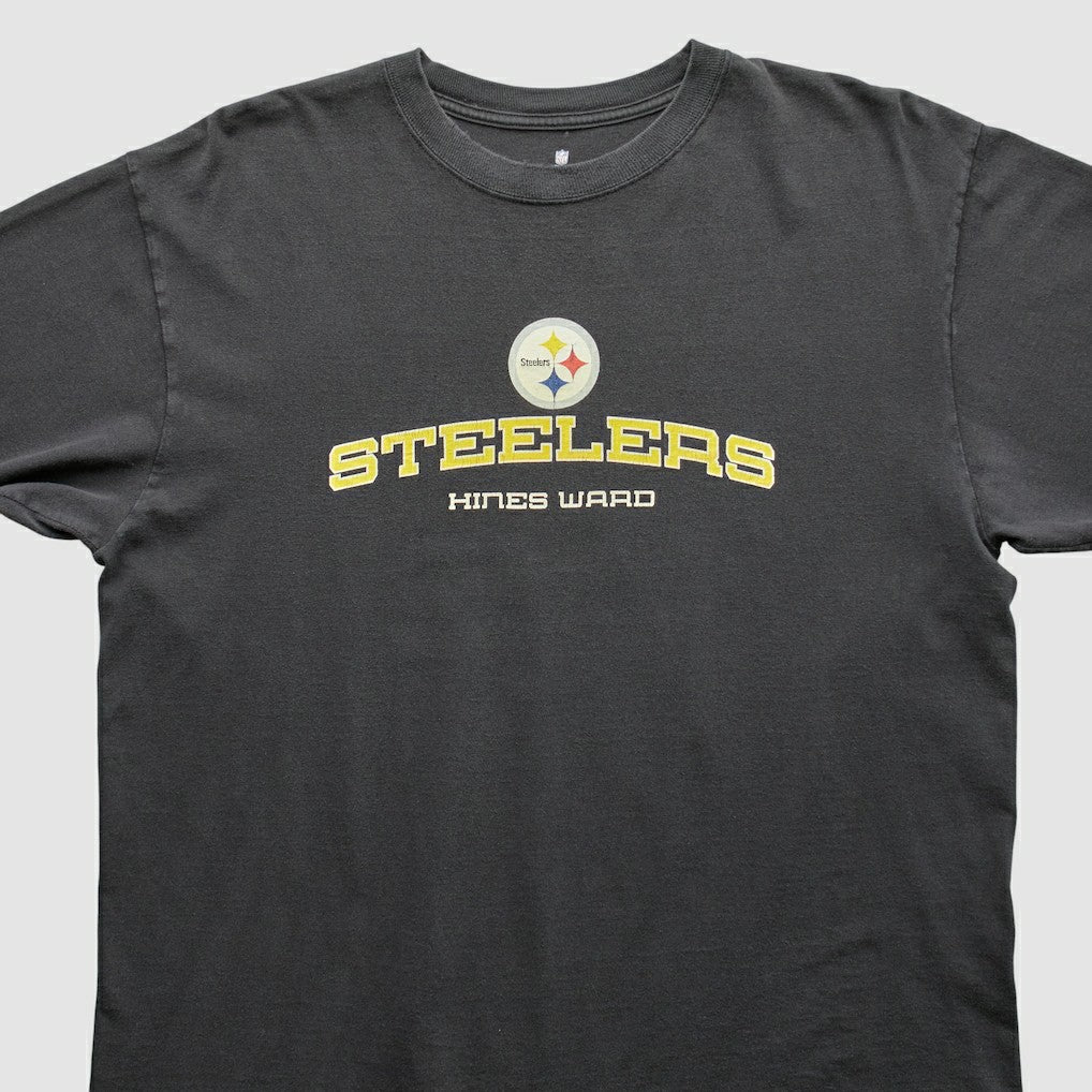 Pittsburgh Steelers NFL 2000s Long Sleeve T-shirt - Black T-shirts