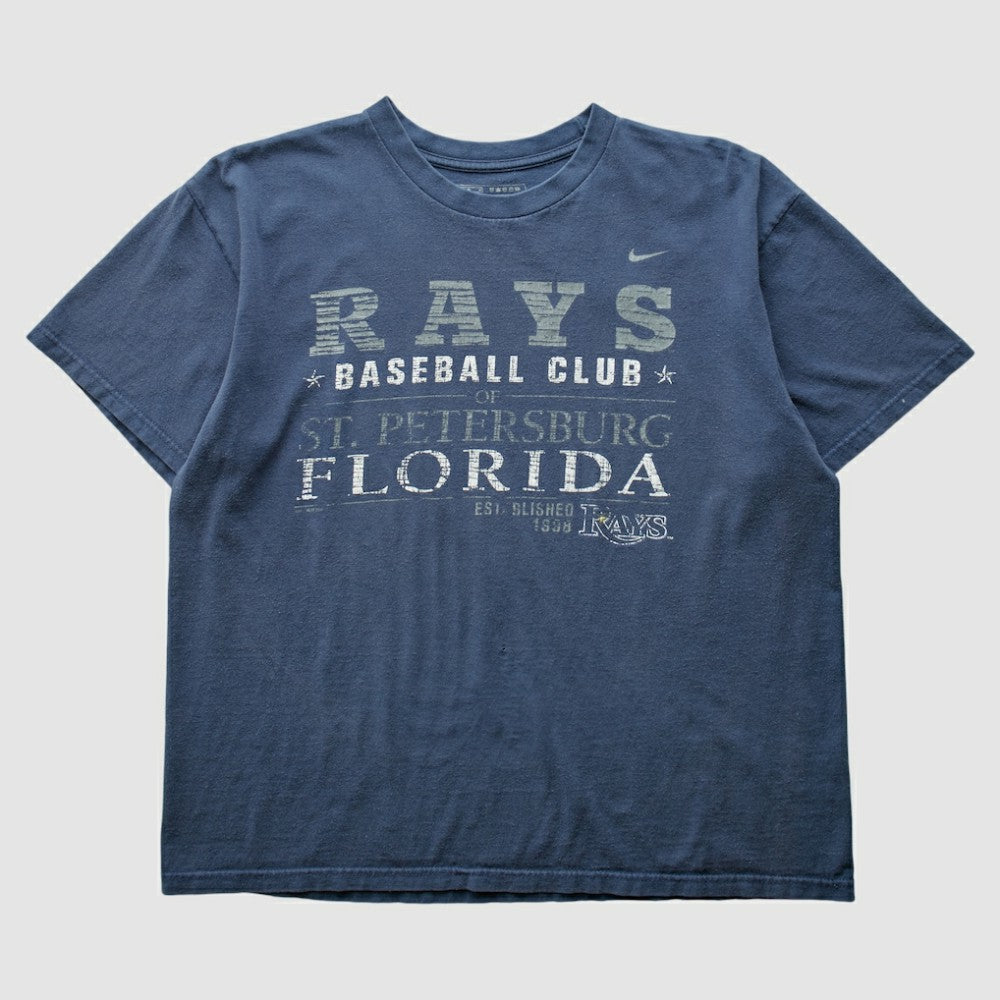 Tampa Bay Rays Nike 2009 T-shirt - Navy - Vintage T-shirts