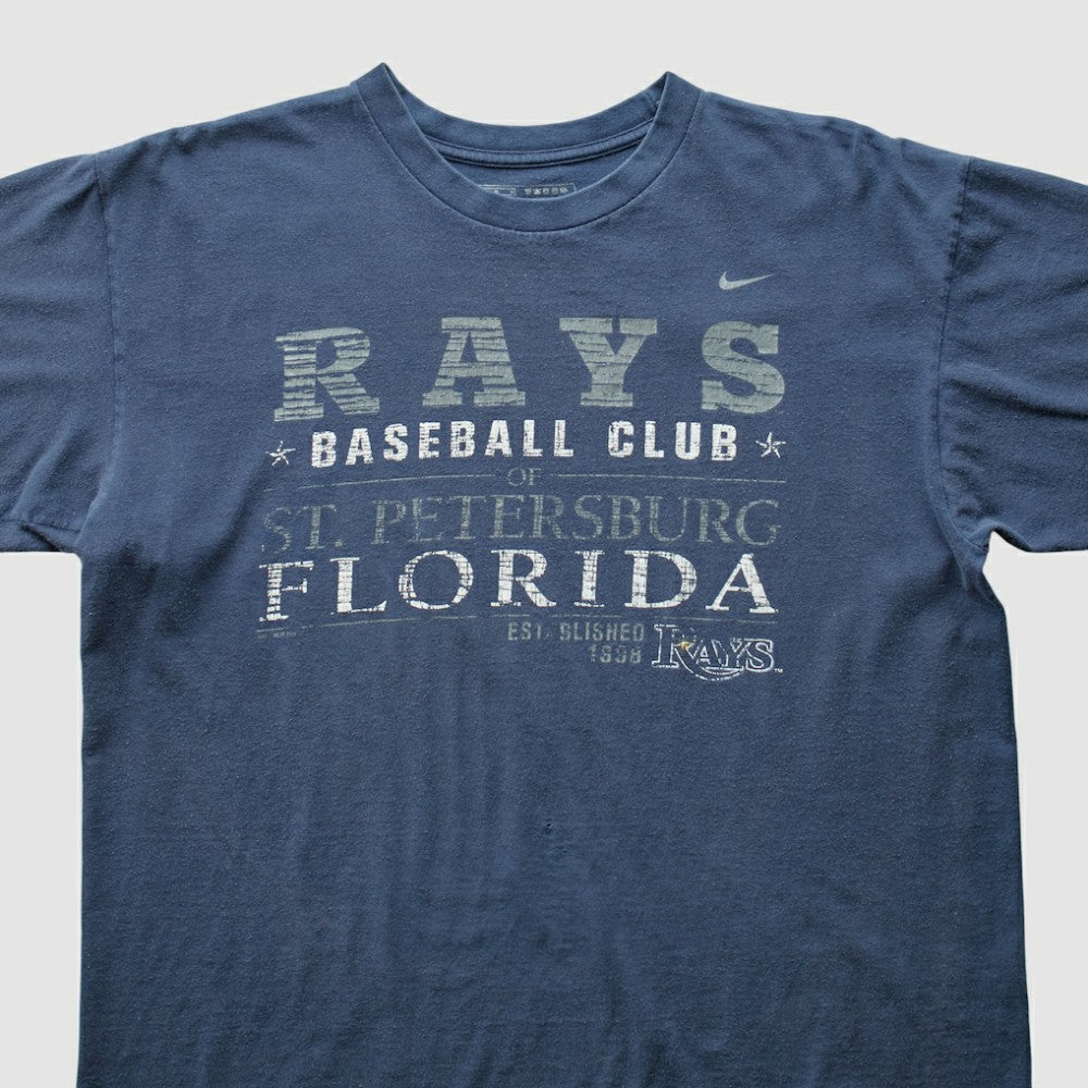 Tampa Bay Rays Nike 2009 T-shirt - Navy - Vintage T-shirts