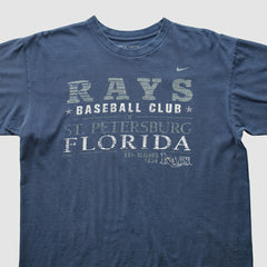 Tampa Bay Rays Nike 2009 T-shirt - Navy - Vintage T-shirts