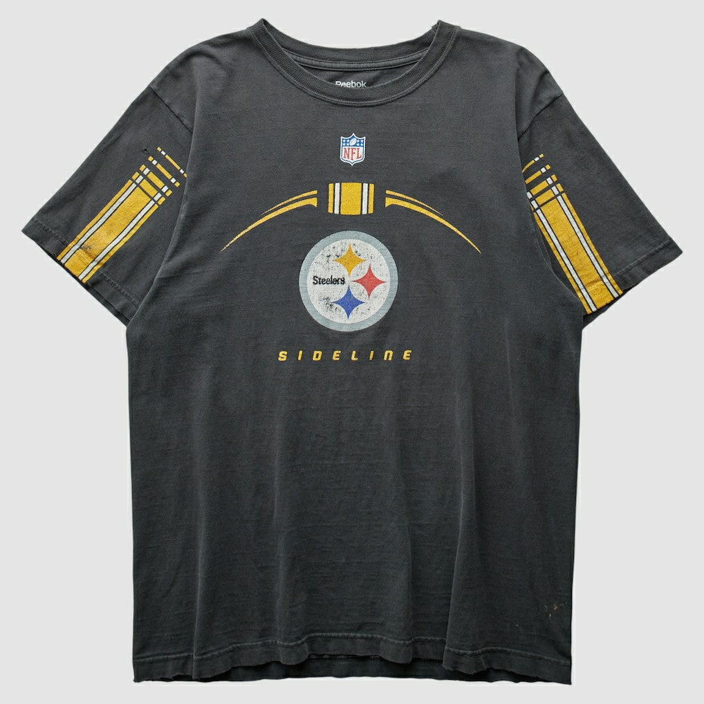 Pittsburgh Steelers Reebok 2000s T-shirt - Charcoal T-shirts