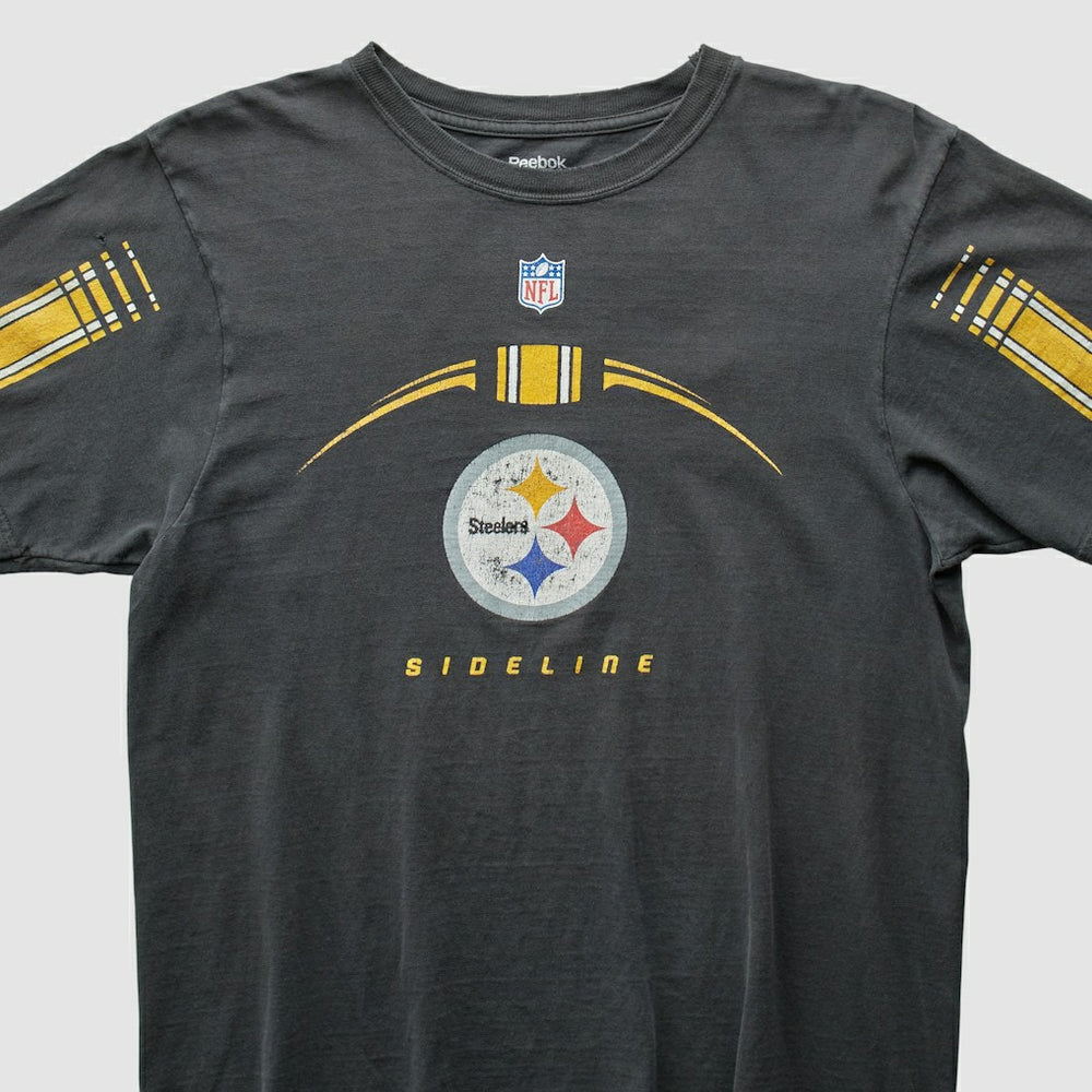 Pittsburgh Steelers Reebok 2000s T-shirt - Charcoal T-shirts