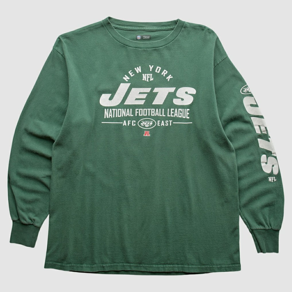 New York Jets 2010s Long Sleeve T-shirt - Green T-shirts