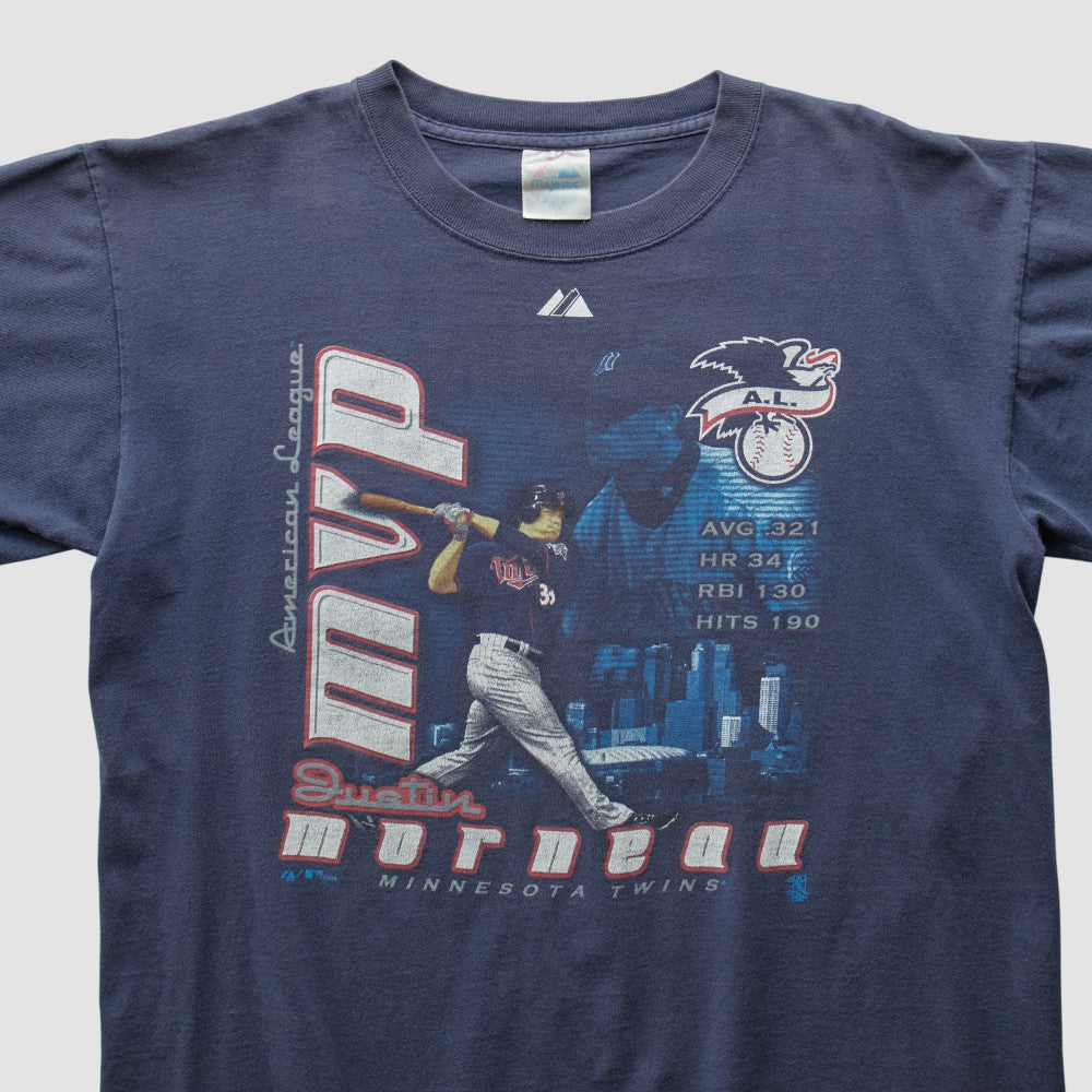 Minnesota Twins Majestic 2006 T-shirt - Navy - Vintage T-shirts