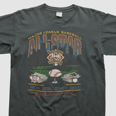 MLB All-Star Game Starter 1994 T-shirt - Charcoal - Vintage T-shirts