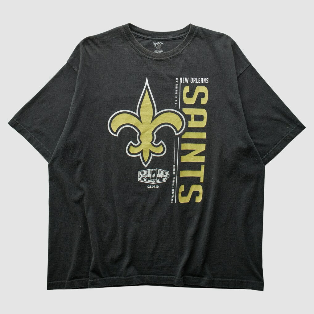 New Orleans Saints Reebok 2010 T-shirt - Black T-shirts