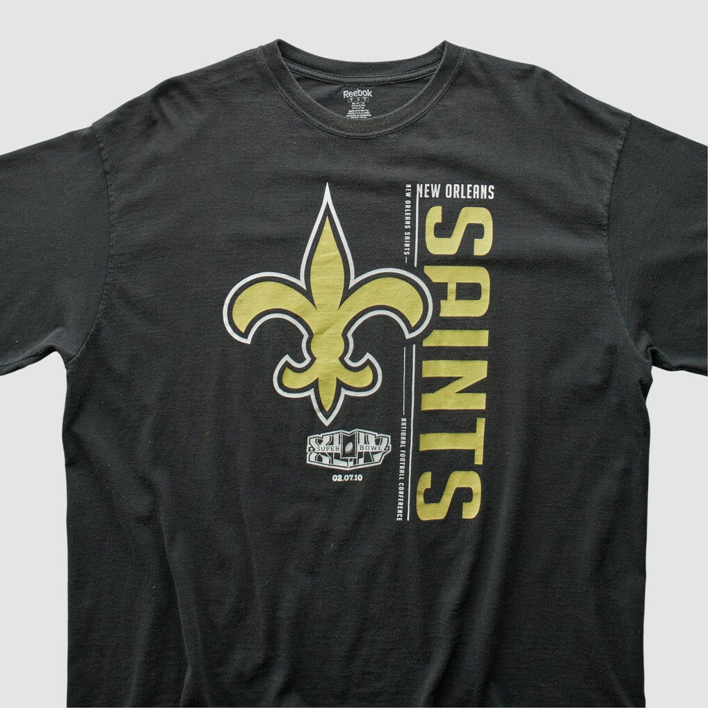 New Orleans Saints Reebok 2010 T-shirt - Black T-shirts