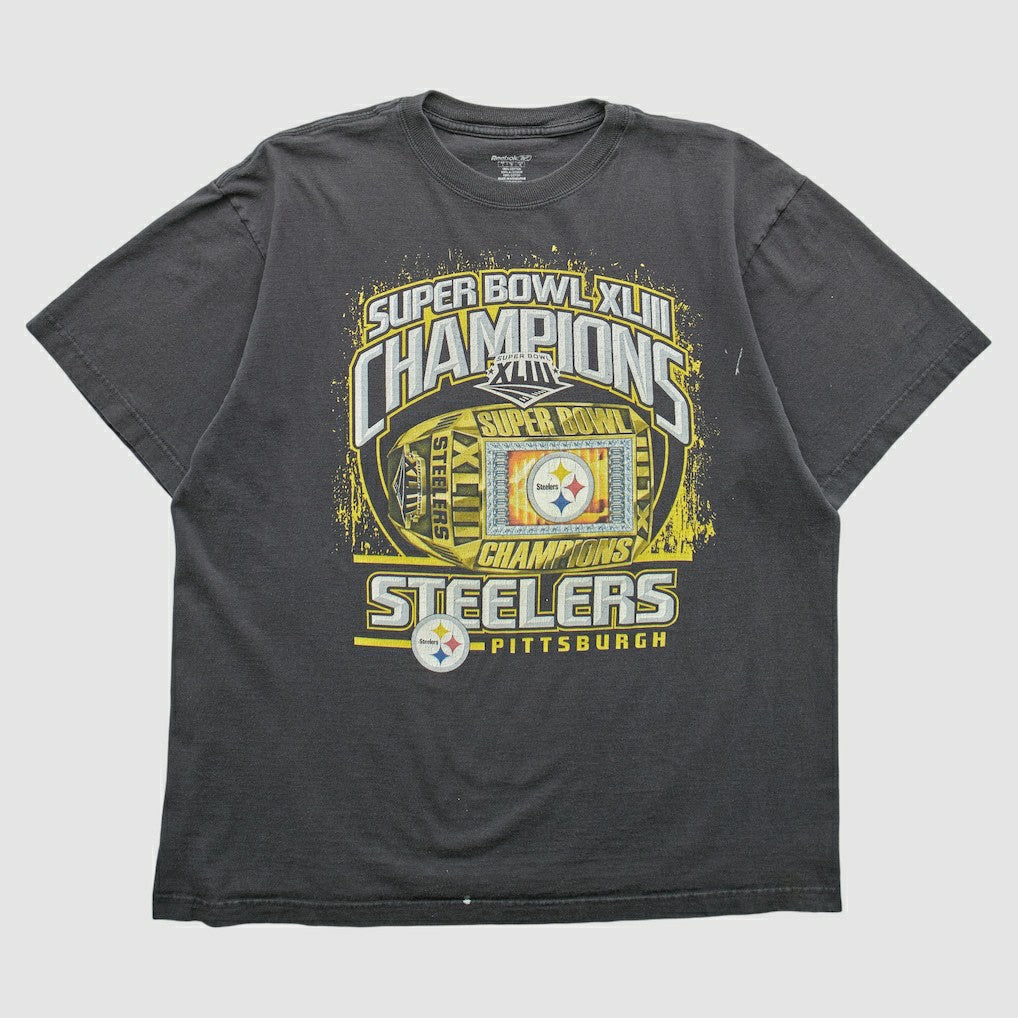 Pittsburgh Steelers Reebok 2009 T-shirt - Black T-shirts