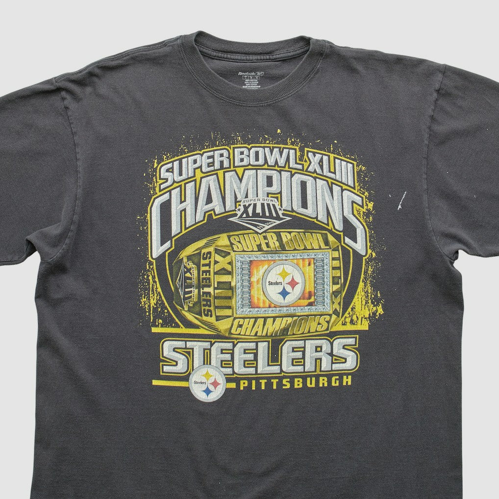 Pittsburgh Steelers Reebok 2009 T-shirt - Black T-shirts