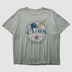 Chicago Cubs Lee Apparel 2004 T-shirt - Heather Gray - XVintage T-shirts