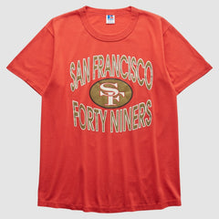 San Francisco 49ers Russell 90s T-shirt - Red T-shirts