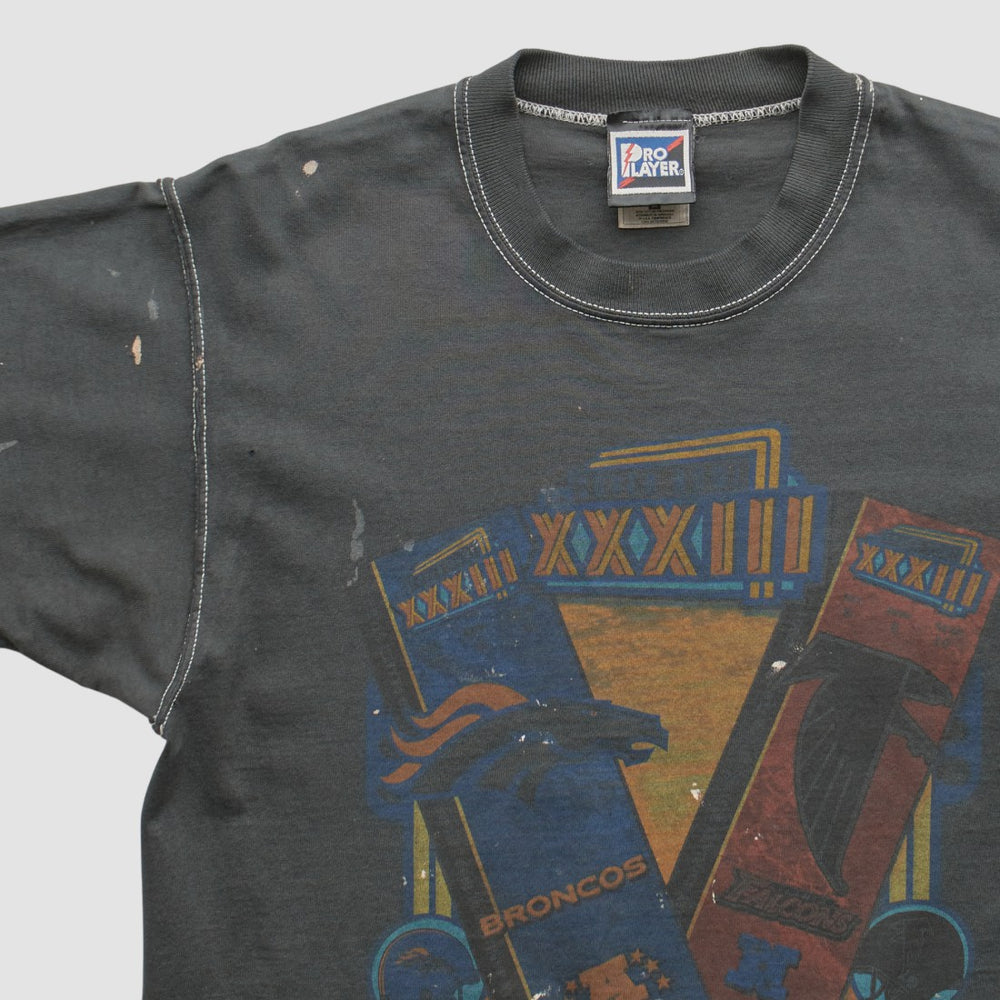 Superbowl XXXIII Pro Player 1999 T-shirt - Black T-shirts