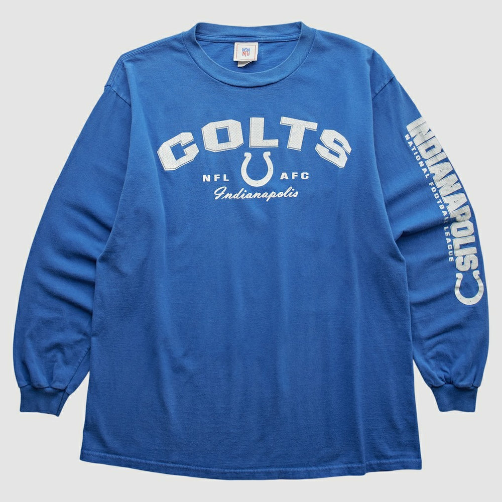 Indianapolis Colts NFL 2000s Long Sleeve T-shirt - Blue T-shirts
