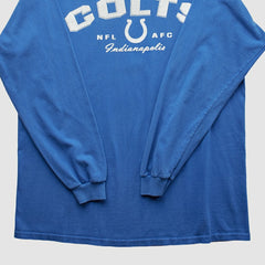 Indianapolis Colts NFL 2000s Long Sleeve T-shirt - Blue T-shirts