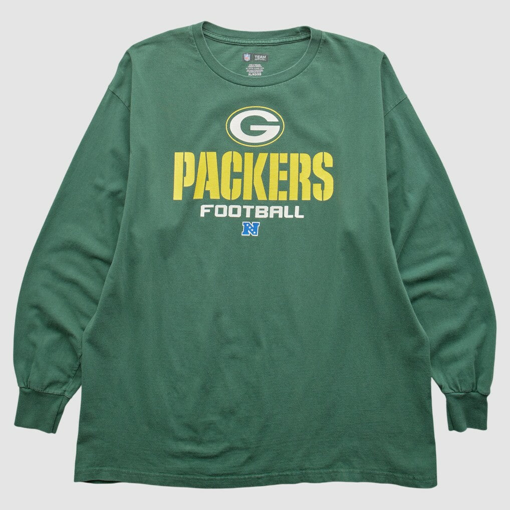 Green Bay Packers NFL 2010s Long Sleeve T-shirt - Green T-shirts