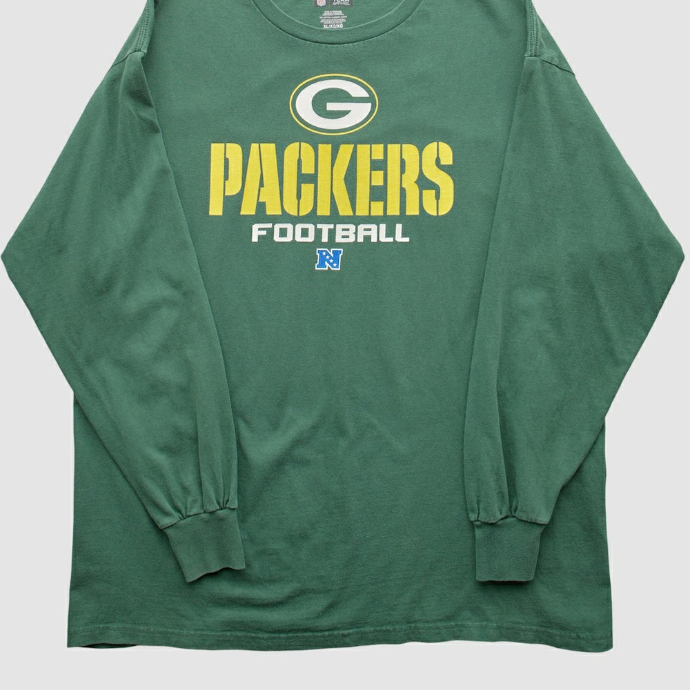 Green Bay Packers NFL 2010s Long Sleeve T-shirt - Green T-shirts
