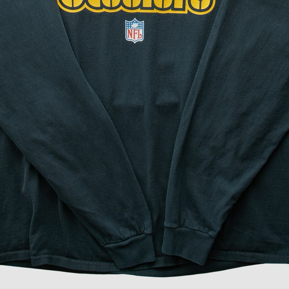 Pittsburgh Steelers Reebok 2000s Long Sleeve T-shirt - Black T-shirts