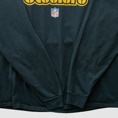 Pittsburgh Steelers Reebok 2000s Long Sleeve T-shirt - Black T-shirts