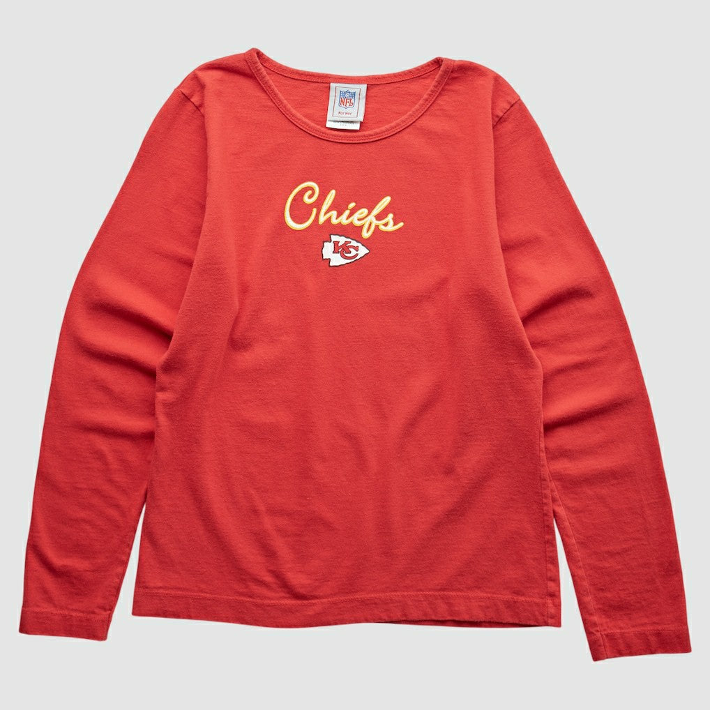 Kansas City Chiefs NFL 2000s Long Sleeve T-shirt - Red T-shirts