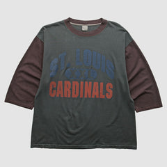 St. Louis Cardinals 90s T-shirt - Charcoal - Vintage T-shirts