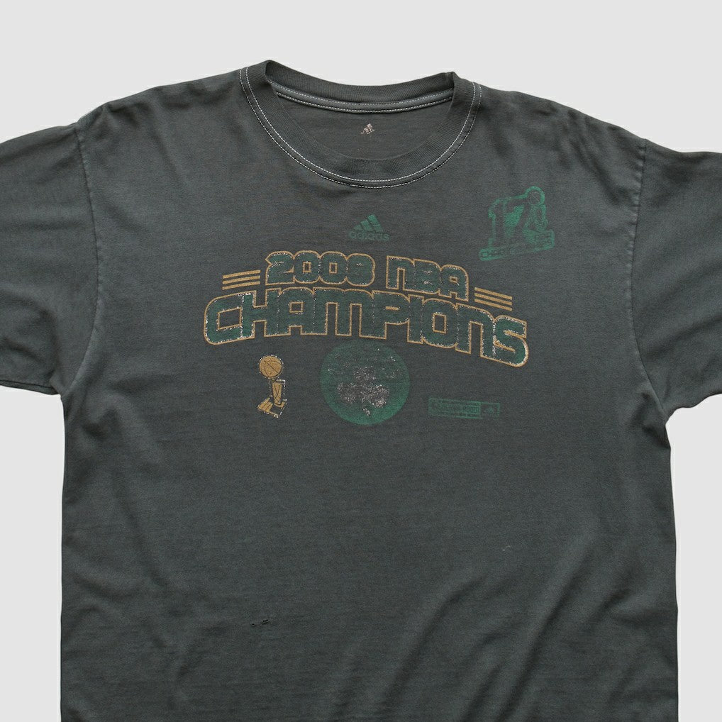 Boston Celtics 2008 T-shirt Charcoal Vintage - Adidas
