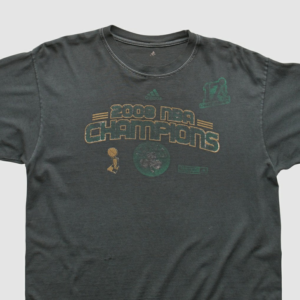 Boston Celtics 2008 T-shirt Charcoal Vintage - Adidas