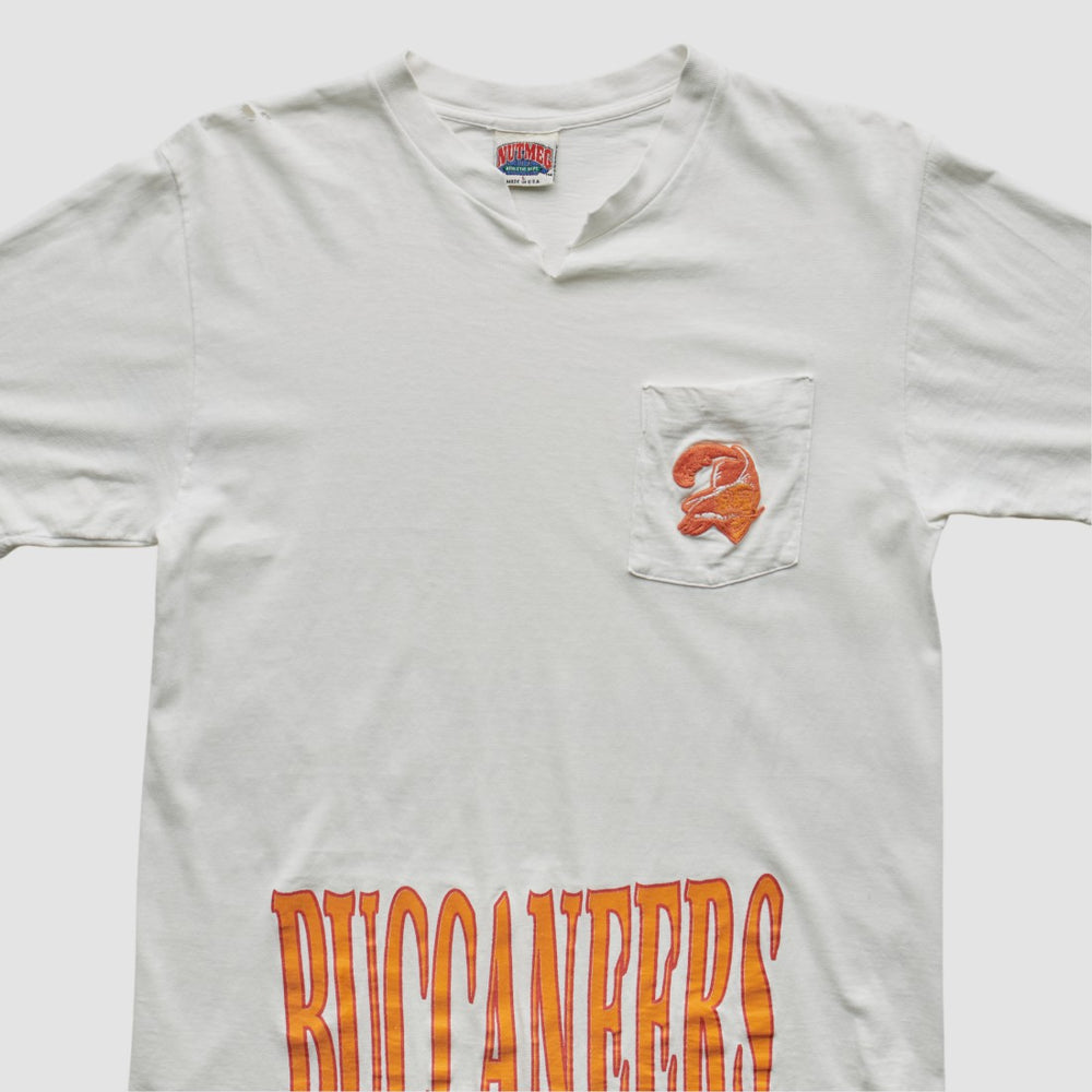 Tampa Bay Buccaneers Nutmeg Mills 90s T-shirt - White T-shirts