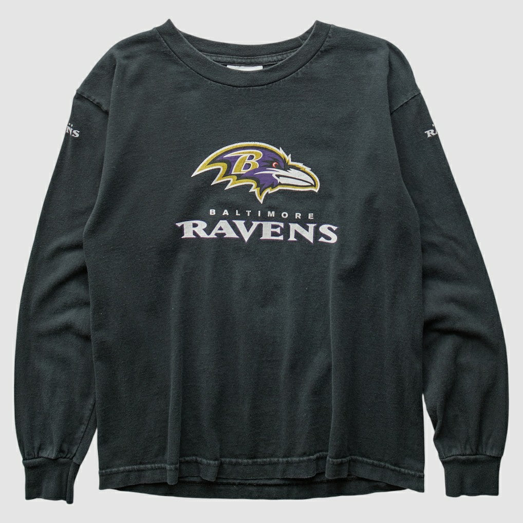 Baltimore Ravens Reebok 2000s Long Sleeve T-shirt - Black T-shirts
