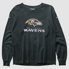 Baltimore Ravens Reebok 2000s Long Sleeve T-shirt - Black T-shirts
