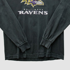 Baltimore Ravens Reebok 2000s Long Sleeve T-shirt - Black T-shirts