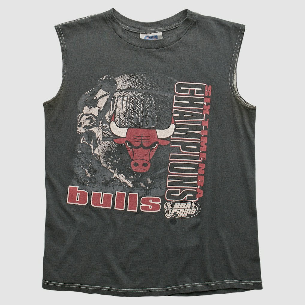 Chicago Bulls CSA 1998 Tank Charcoal Vintage - Vintage